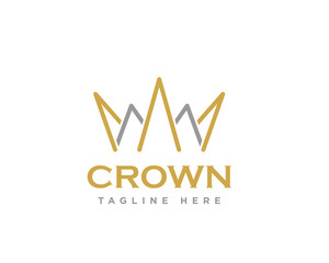 Crown Logo Icon Design Vector