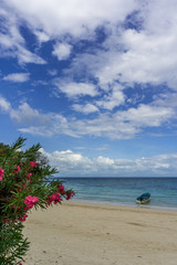 Long beach (Playa Larga) on Contadora island.