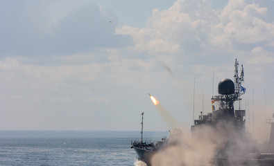 Small anti-submarine ship a ship that fires missiles