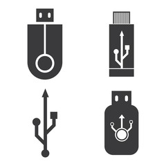 USB data transfer logo