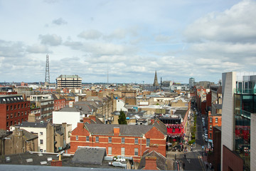 Obraz premium Skyline of Dublin City, Ireland