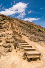 Baufällige Treppe - Bardenas Reales de Navarra
