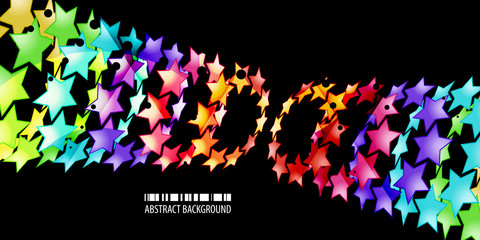 Geometric colorful abstract background