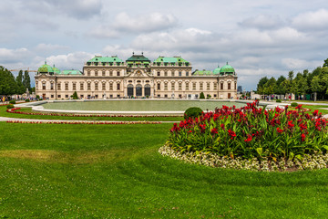 Plakat Belvedere Palace in Vienna