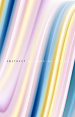 Abstract background - fluid color gradient waves, with dynamic motion line effect. Vector Illustration For Wallpaper, Banner, Background, Card, Book Illustration, landing page