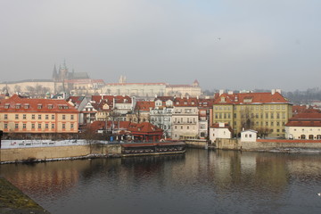 Fototapeta na wymiar view of city of prague