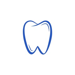 tooth logo, icon and illustration