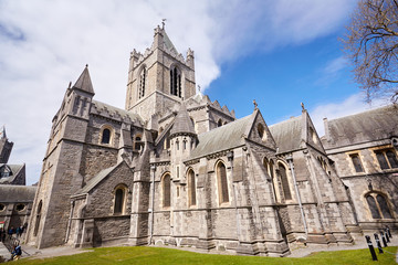 Fototapeta premium Christchurch Cathedral in Dublin City, Ireland