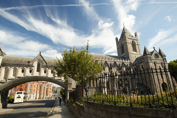 Obraz premium Christchurch Cathedral in Dublin City, Ireland