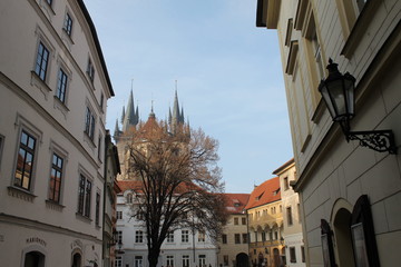 street in old town of prague