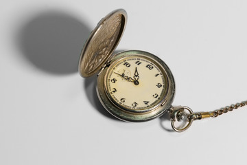 Old pocket metal watch