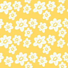 Flowers illustration pattern