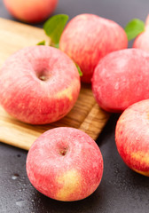 Fresh red apple