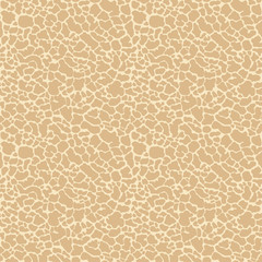 Organic seamless pattern, leather, fabric texture, spots abstract bionics background. Vector