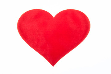 Obraz premium Heart symbol isolated on the white