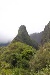 Cliffs in forest hawaii tropical monument