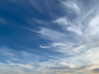 blue sky with clouds