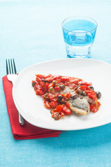 Filetto di orata con pomodorini