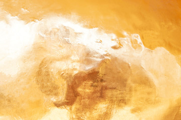 Gold background or textures and shadows, old walls and scratches.