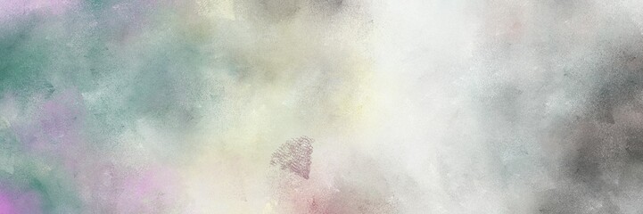 abstract vintage horizontal background with pastel gray, dim gray and light slate gray color