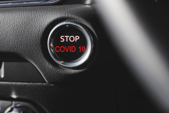 push start stop covid 19 virus covid-19 or corona protected Help protect For world and people