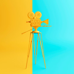 3D Render. Minimal camera isolated in studio shot.