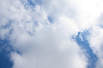 Obraz premium Blue sky with clouds