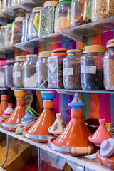 Gewürzladen in Marrakesch, Marokko