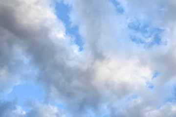 Obraz premium Blue sky with clouds