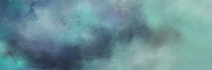 painted old horizontal background design with light slate gray, dark slate gray and pastel blue color