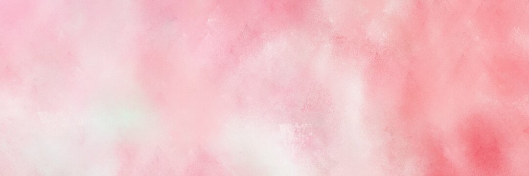 vintage painted art vintage horizontal background texture with baby pink, dark salmon and light coral color
