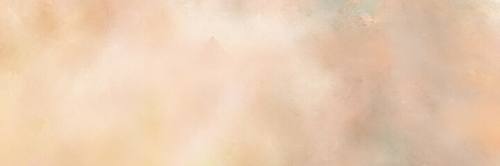 abstract aged horizontal banner background  with wheat, antique white and tan color