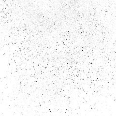 Black Grainy Texture Isolated on White Square Background. Dust Overlay. Dark Noise Granules. Digitally Generated Image. Vector Design Elements, Illustration, Eps 10.