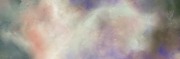 abstract old horizontal background with dark gray, dim gray and dark olive green color