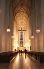 interior of the church