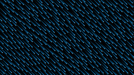 Dark blue cosmic rain of glowing lines. HD 16x9 vector pattern.