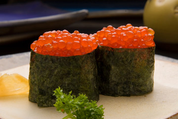 Ikura de ovas de peixe