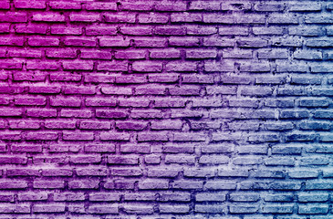purple graffiti brick wall background