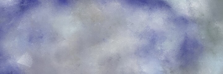 abstract grunge horizontal background with dark gray, dark slate blue and light gray color