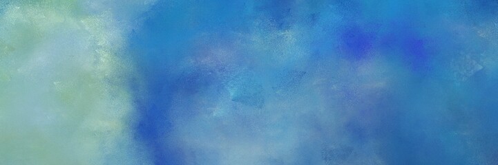 abstract vintage horizontal background with steel blue, dark gray and pastel blue color