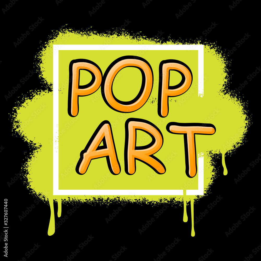 Leinwandbilder Grunge background. Paint splash. Vector abstract background with ink brush strokes and geometrical shapes. Vector colorful paint splashes. Grunge frame with space for text.