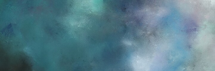 Obraz premium abstract grunge horizontal texture background with teal blue, pastel blue and light slate gray color