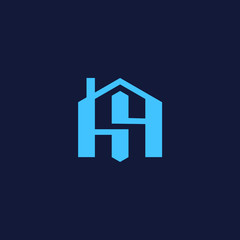 S letter house logo