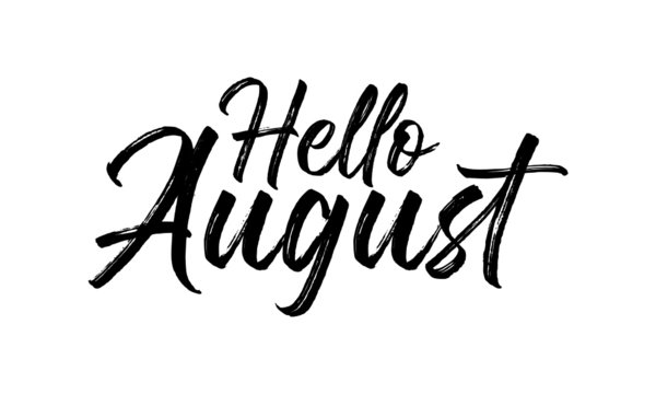 August Black And White Clipart Images