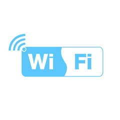 Wifi icon Flat vector