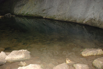 Rocks of the Shulgan-Tash cave in Bashkiria.