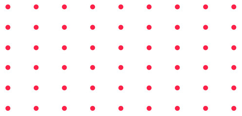 Dot grid graph paper,Dot background, Red - vector