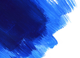 Blue and white hand drawn paint background