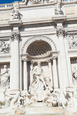 Obraz premium detalles de fontana de Trevi