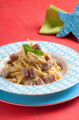 Linguine al tonno